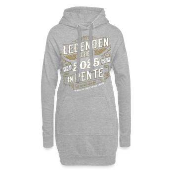 Les légendes prendront leur retraite en 2025 Limited - Sweat-shirt à capuche long Femme - gris chiné - Devant