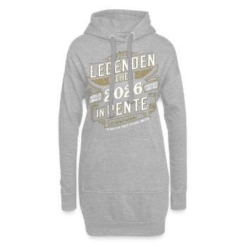 Des légendes qui prendront leur retraite en 2026 Absolument unique - Sweat-shirt à capuche long Femme - gris chiné - Devant