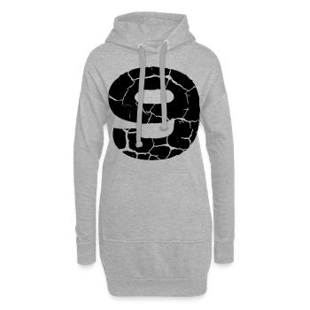 Maillot à 9 chiffres - Sweat-shirt à capuche long Femme - gris chiné - Devant
