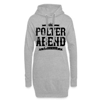 Polterabend Team Bräutigam - Hoodie-Kleid - Grau meliert - Vorne