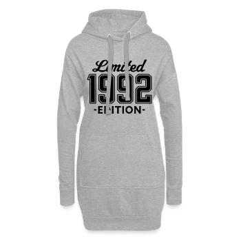 édition limitée 1992 - Sweat-shirt à capuche long Femme - gris chiné - Devant