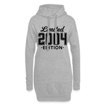 édition limitée 2004 - Sweat-shirt à capuche long Femme - gris chiné - Devant