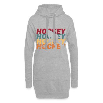 Feldhockey - Hoodie-Kleid - Grau meliert - Vorne