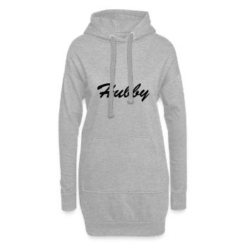 MARI - Sweat-shirt à capuche long Femme - gris chiné - Devant