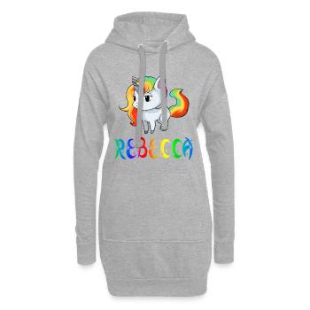 Rebecca Einhorn - Sweat-shirt à capuche long Femme - gris chiné - Devant