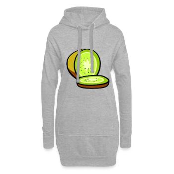 Kiwi - Hoodie-Kleid - Grau meliert - Vorne