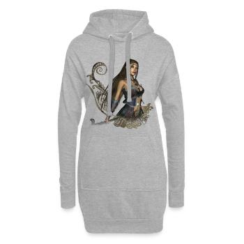 Tolle Fee - Hoodie-Kleid - Grau meliert - Vorne