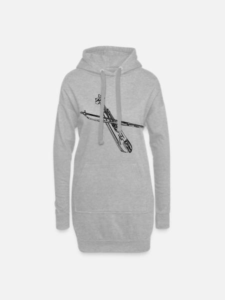 Kemence - Hoodie-Kleid - Grau meliert