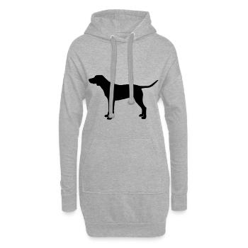 DOG - Hoodie-Kleid - Grau meliert - Vorne