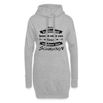 Schwabe - Hoodie-Kleid - Grau meliert - Vorne