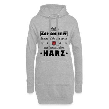 Harz - Hoodie-Kleid - Grau meliert - Vorne