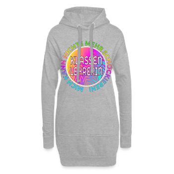 KLASSENLEHRERIN LEHRERIN - UNERSCHÜTTERLICH - Hoodie-Kleid - Grau meliert - Vorne