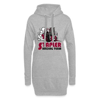 Stapler Racing Team - Sweat-shirt à capuche long Femme - gris chiné - Devant