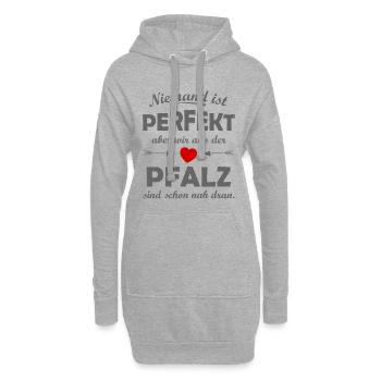 Pfalz - Hoodie-Kleid - Grau meliert - Vorne