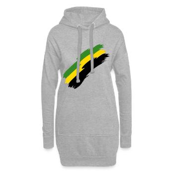 Jamaika - Hoodie-Kleid - Grau meliert - Vorne