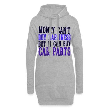 Auto Humorvoll Statement Autoliebhaber Mechaniker - Hoodie-Kleid - Grau meliert - Vorne