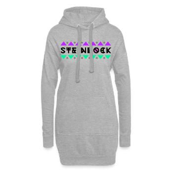Steinbock Spruch Tierkreiszeichen Horoskop Himmel - Hoodie-Kleid - Grau meliert - Vorne