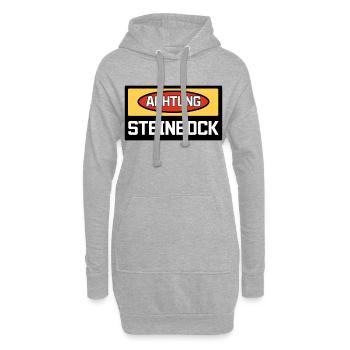 Horoskop Sternbild Steinbock Tierkreis Gezeiten - Hoodie-Kleid - Grau meliert - Vorne