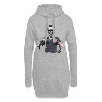 Electrician, master electrician, mechatronics engineer - Hoodie Dress - heather grey - Front