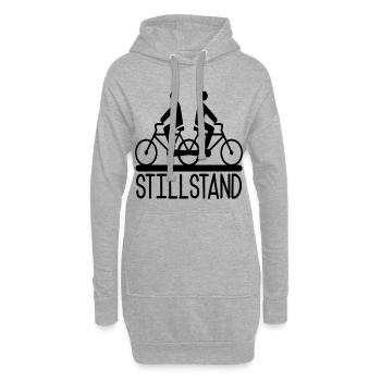 STILLSTAND FAHRRAD FAHREN - Hoodie-Kleid - Grau meliert - Vorne