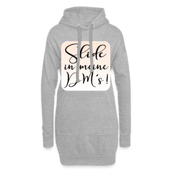 FLIRTEN - Hoodie-Kleid - Grau meliert - Vorne
