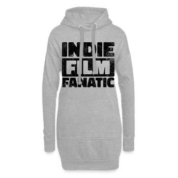 Filme Statement Movies Filmabend Film Schauen - Hoodie-Kleid - Grau meliert - Vorne