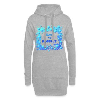 Mange mes bulles Citation amusante pour l’équipe des nageurs - Sweat-shirt à capuche long Femme - gris chiné - Devant
