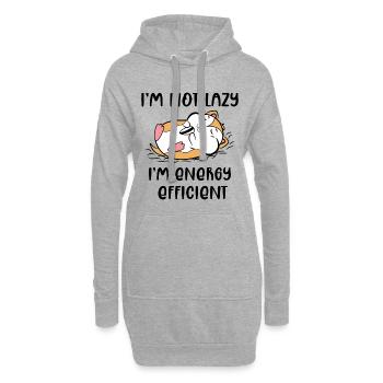 Animaux de compagnie Animal préféré Hamster Déclaration Animaux - Sweat-shirt à capuche long Femme - gris chiné - Devant