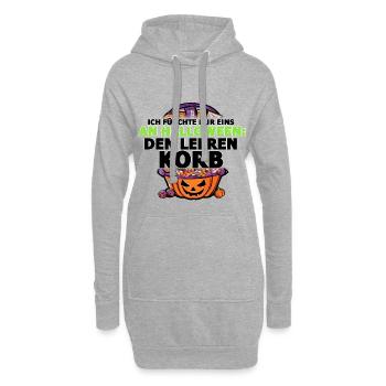 Halloween Edition - Printflow - Hoodie-Kleid - Grau meliert - Vorne