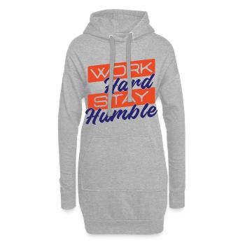 Déclaration d’un collègue de travail Réussite professionnelle Carrière - Sweat-shirt à capuche long Femme - gris chiné - Devant