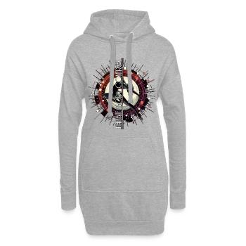 Pole Dance Ultimate Body Control cadeau - Sweat-shirt à capuche long Femme - gris chiné - Devant