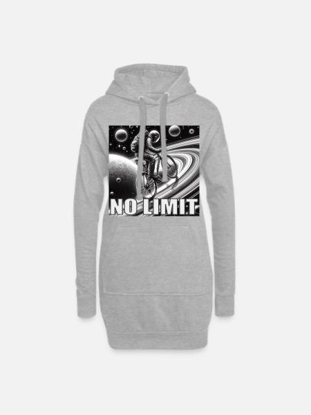 NO LIMIT - Hoodie Dress - heather grey