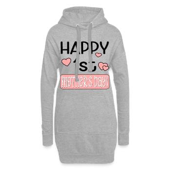 ALLES GUTE ZUM ERSTEN MUTTERTAG - Hoodie-Kleid - Grau meliert - Vorne