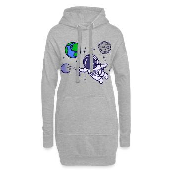 Bombe aérosol Graffti pulvérisateur Art Street Art - Sweat-shirt à capuche long Femme - gris chiné - Devant
