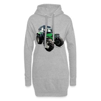 Traktor DX 4.31 - Hoodie-Kleid - Grau meliert - Vorne