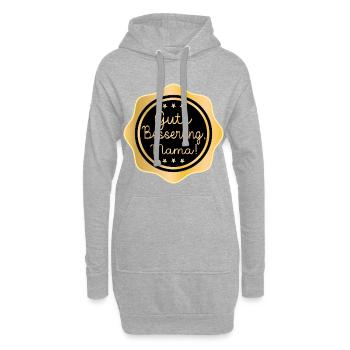 Gute Besserung Mama - Krankenhaus - Hoodie-Kleid - Grau meliert - Vorne