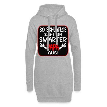 SCHLAFLOSER PAPA VATERTAG - Hoodie-Kleid - Grau meliert - Vorne