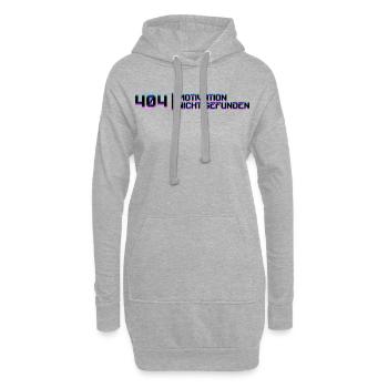 Developer Code Debug Statement Entwickler Dev - Hoodie Dress - heather grey - Front