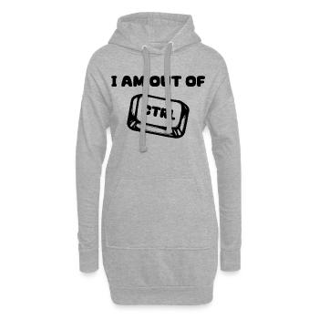 Software Developer Developer Statement Code Debug - Hoodie Dress - heather grey - Front