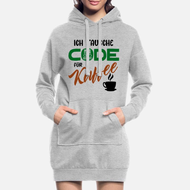 Programmierer Softwareentwickler Developer Code Hoodie-Kleid