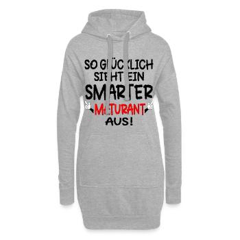 MATURA MATURANT GLÜCKLICH - Hoodie-Kleid - Grau meliert - Vorne