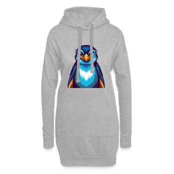 Pinguin Bunte Kawaii Cartoon Figur Clipart - Hoodie-Kleid - Grau meliert - Vorne