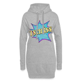 ABSCHIED TSCHÜSS - Hoodie-Kleid - Grau meliert - Vorne