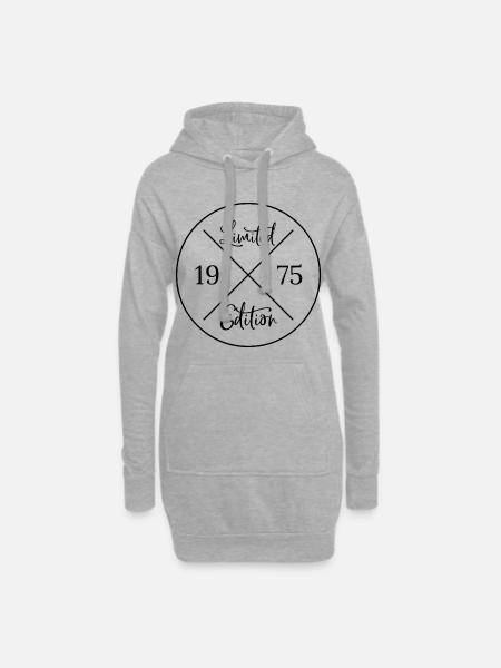 Limited edition 1975 - Hoodie-Kleid - Grau meliert