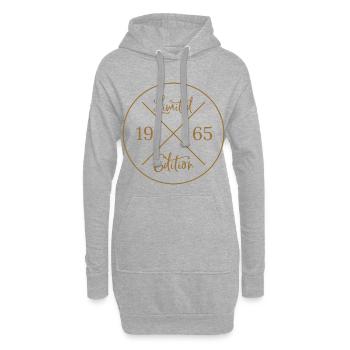 Limited Edition 1965 - Hoodie-Kleid - Grau meliert - Vorne