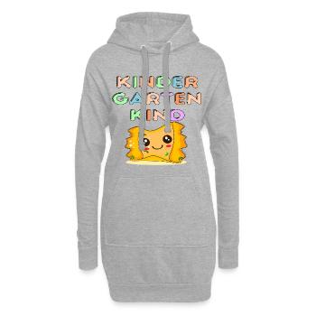 SCHWÄBISCHE MAULTASCHEN KINDERGARTENKIND - Hoodie-Kleid - Grau meliert - Vorne