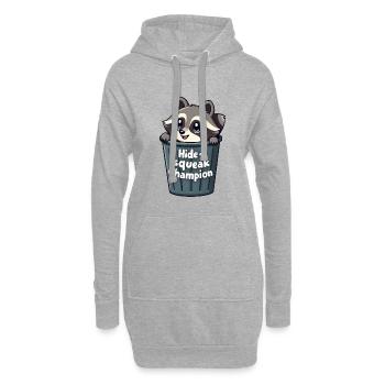 Champion de cache-cache et de grincement - Sweat-shirt à capuche long Femme - gris chiné - Devant
