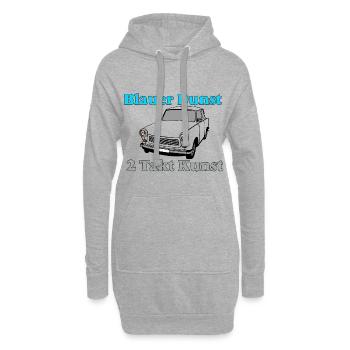  Trabi GDR, Blue Haze (25) - Sweat-shirt à capuche long Femme - gris chiné - Devant