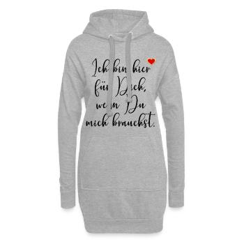 CO-REGULATION PSYCHOLOGIE BEDUeRFNISSE - Hoodie-Kleid - Grau meliert - Vorne