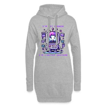 I'm Not Broken - I'm Limited Edition - Hoodie-Kleid - Grau meliert - Vorne